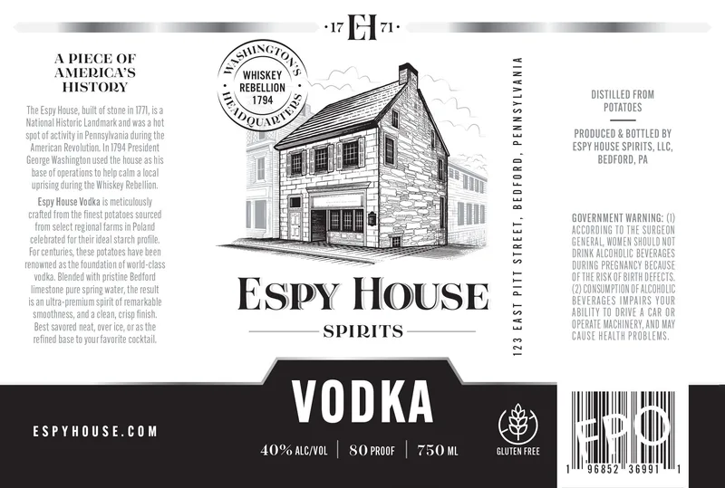 Espy House label
