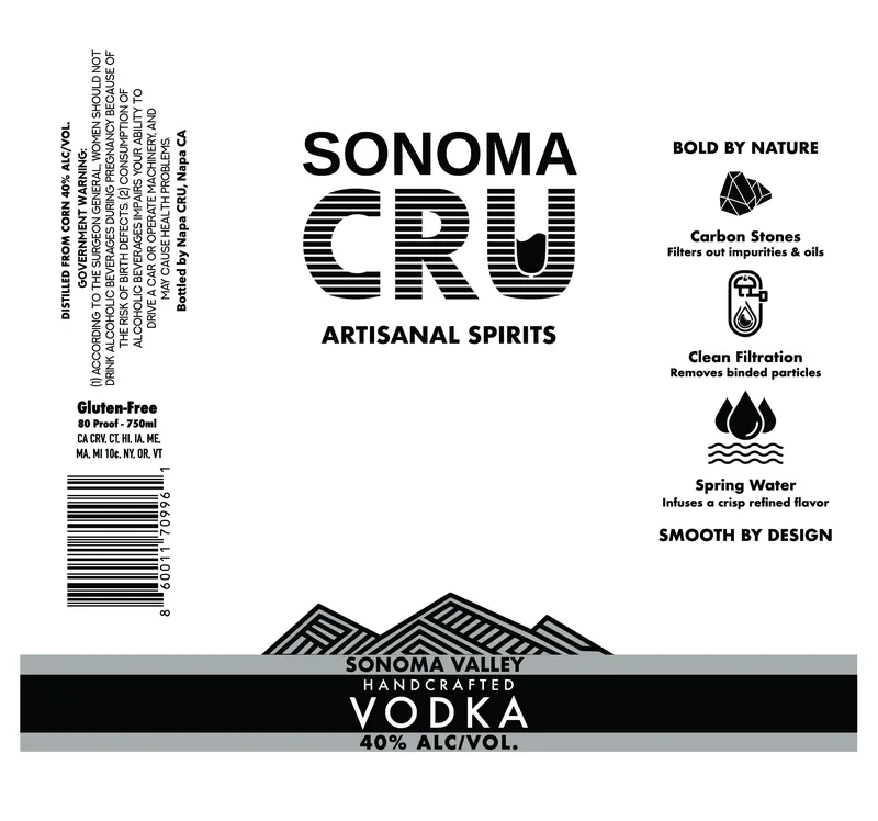 Sonoma Cru Vodka