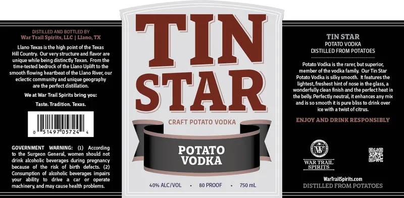 Tin Star label