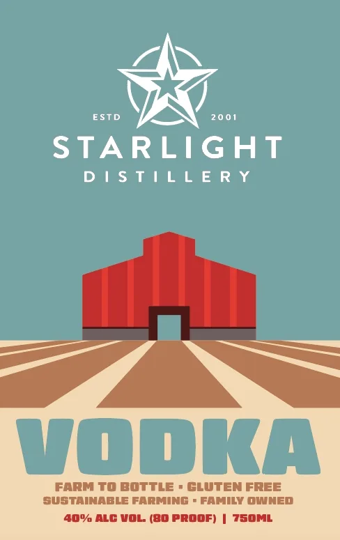 Starlight Distillery label