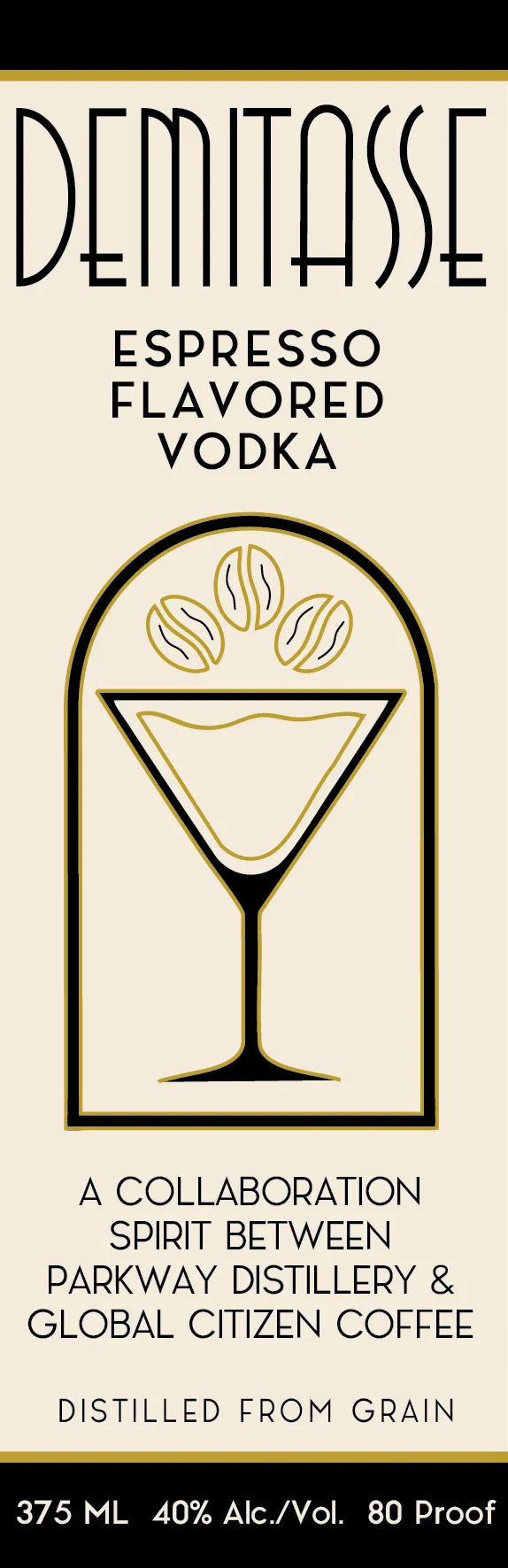Demitasse label