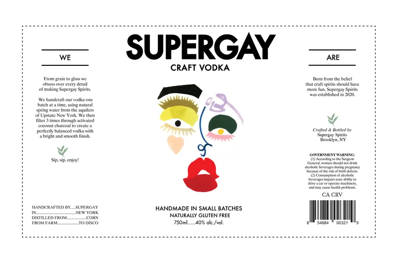 Supergay label