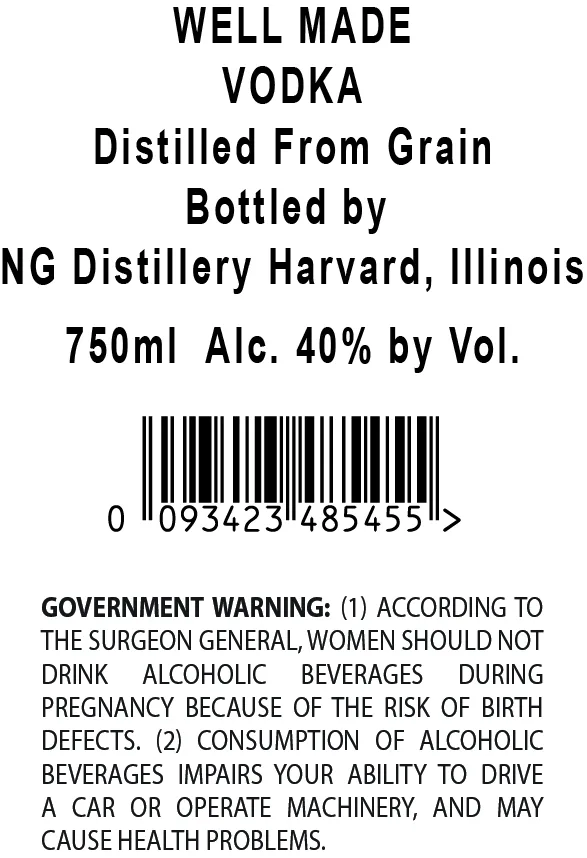 Well Made label