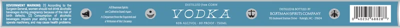 Boatman Spirits CO. label