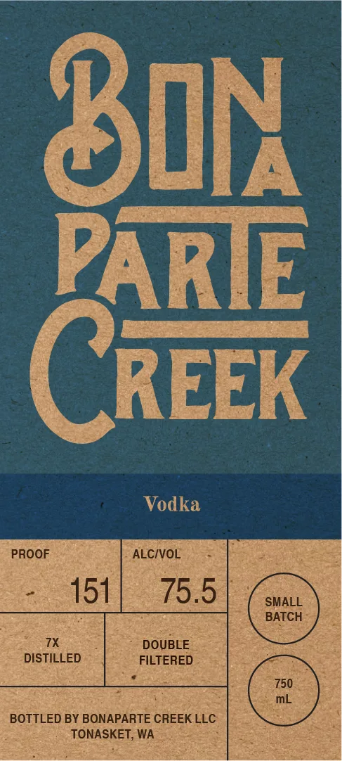 Bonaparte Creek label