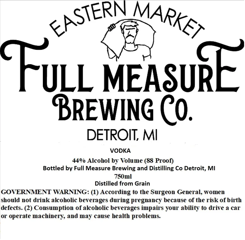 Full Measure Brewing CO label