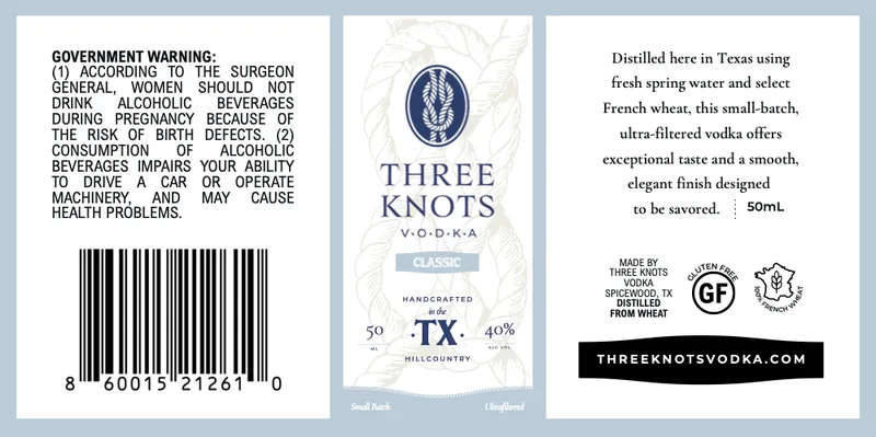 Three Knots Vodka