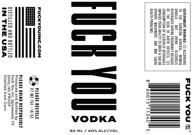 Fuck You Vodka