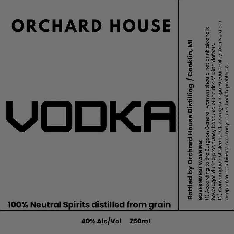Orchard House label