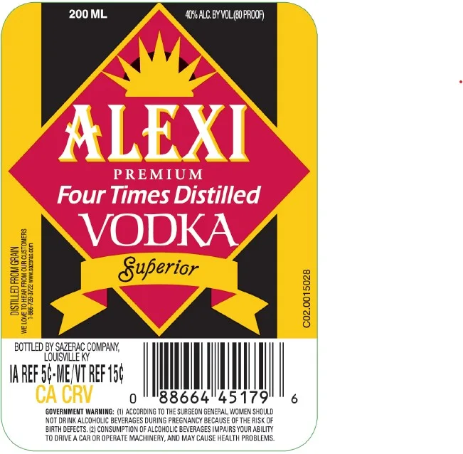 Vodka 80-89 Proof