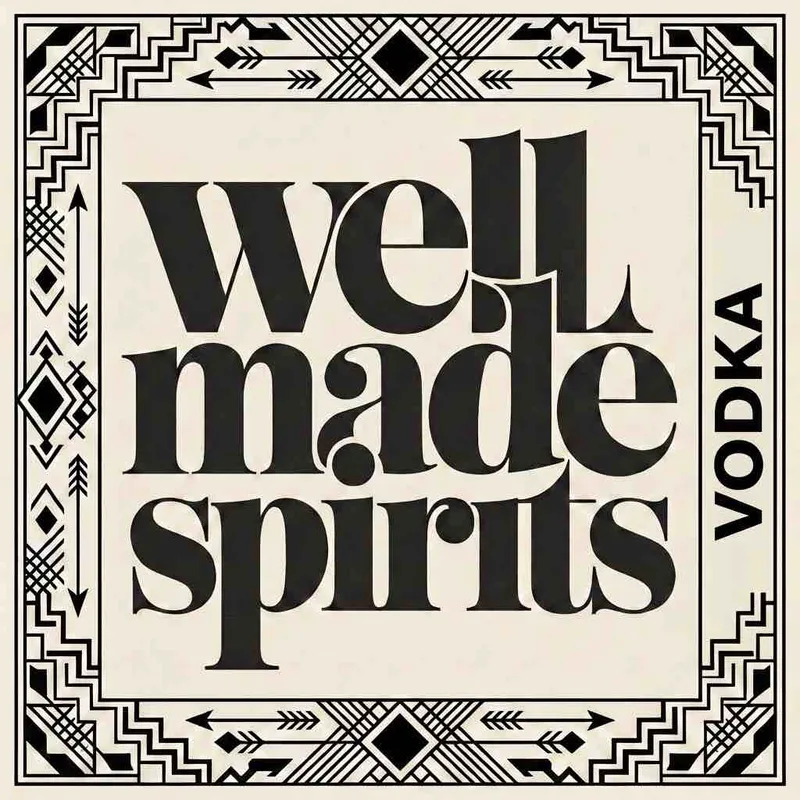 Well Made Spirits label