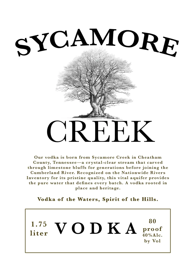 Sycamore Creek label