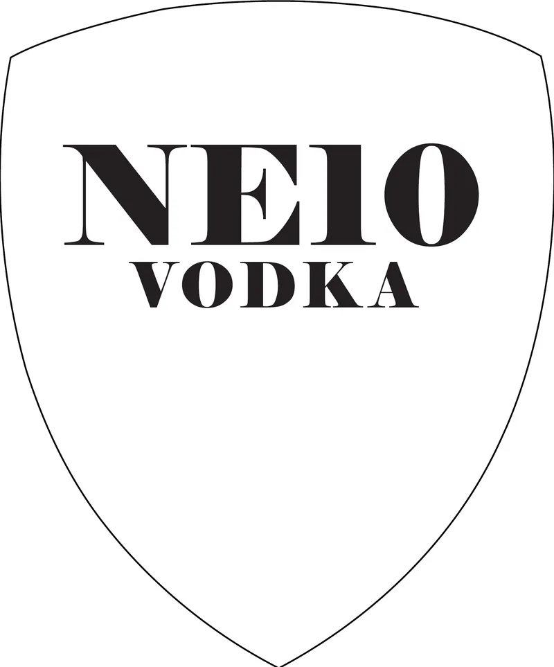 Ne10 Vodka label