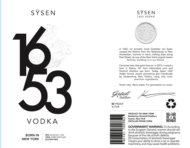 Sysen 1653 Vodka