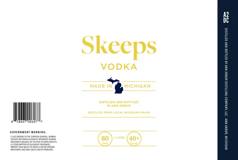 Vodka 80-89 Proof
