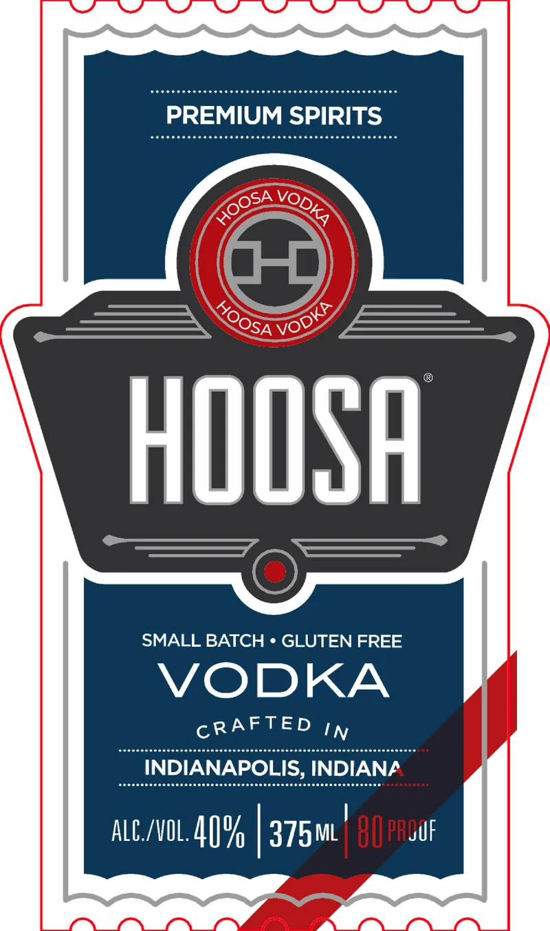 Hoosa Vodka label