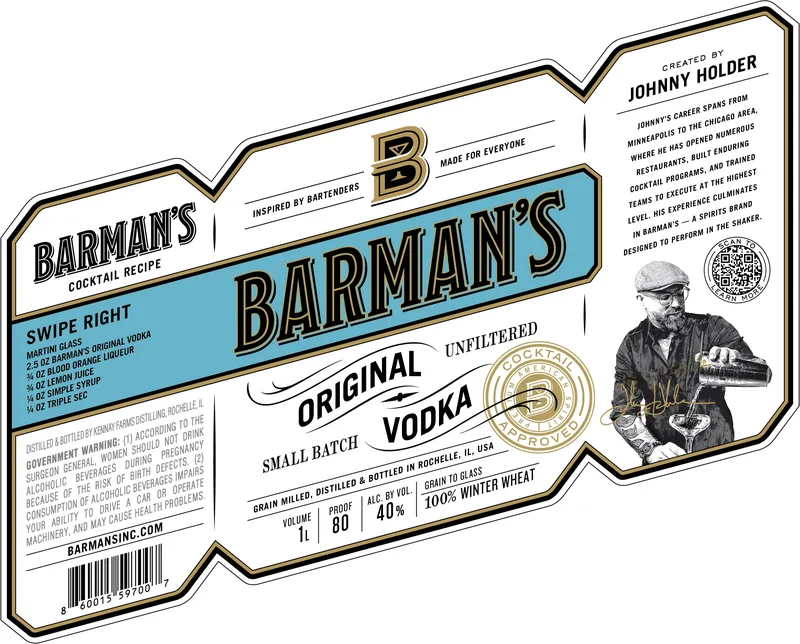 Barman's label