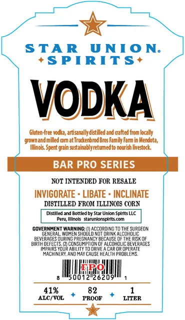Star Union Spirits label
