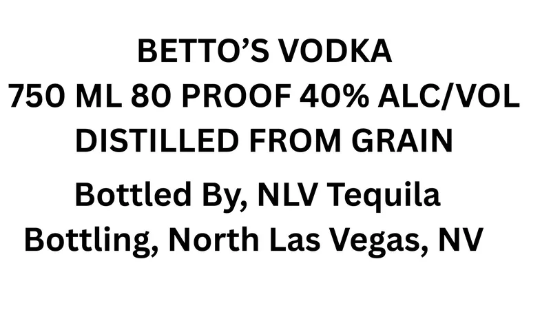 Vodka 80-89 Proof