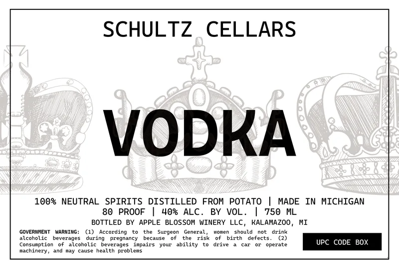 Schultz Cellars label