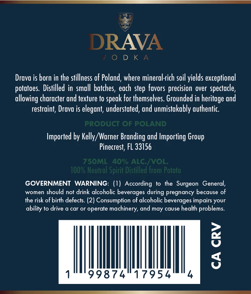 Drava label