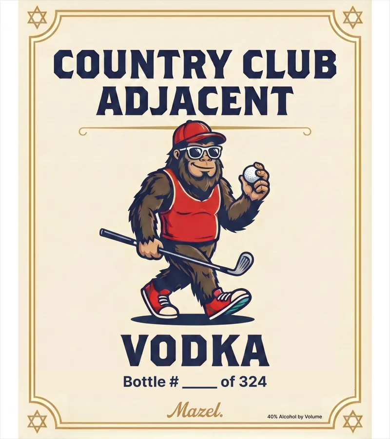 Country Club Adjacent label