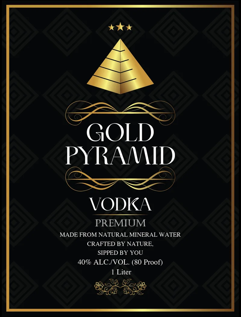 Gold Pyramid label
