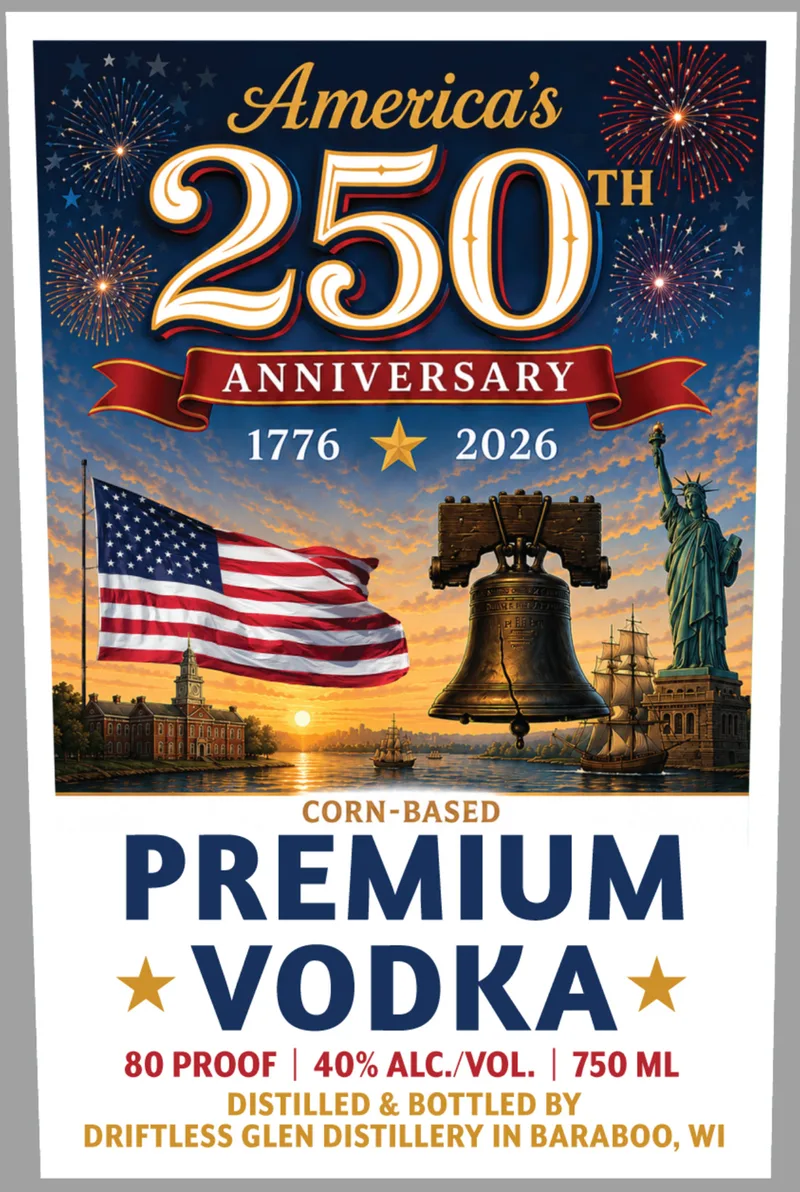 America's 250th Anniversary label