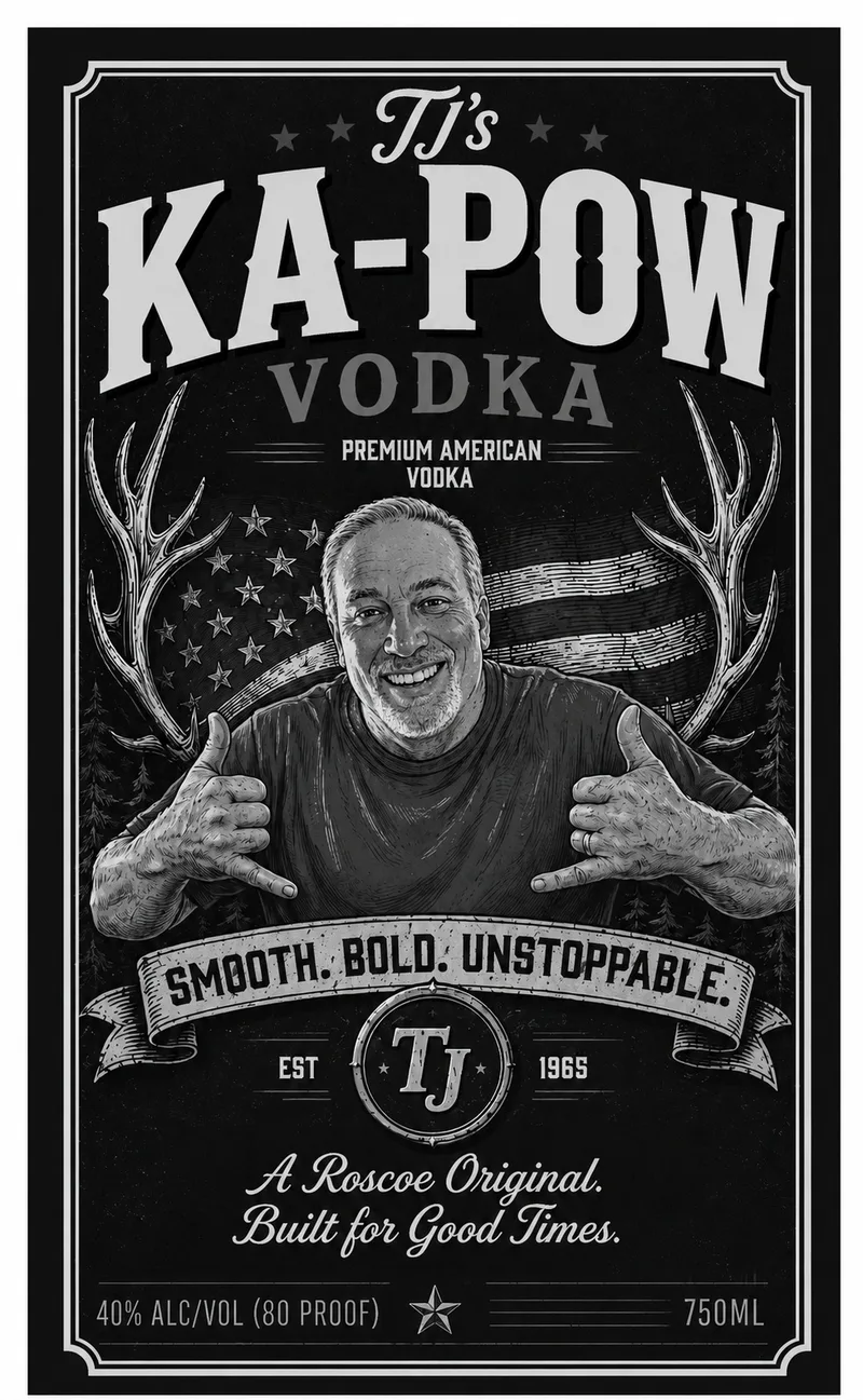 Tj's Ka-Pow label