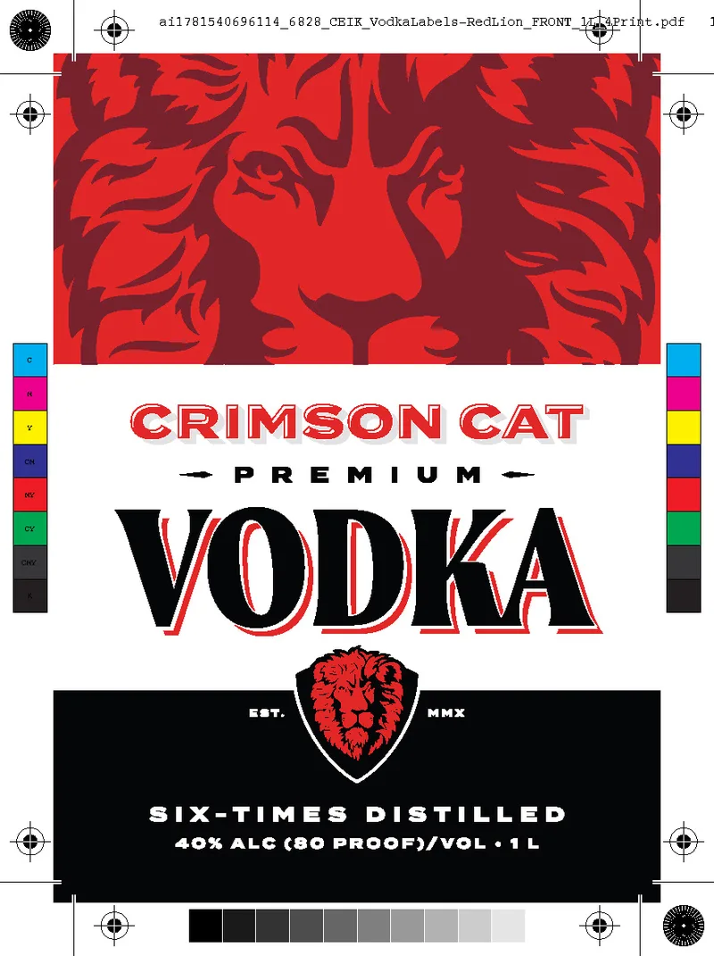 Crimson Cat label