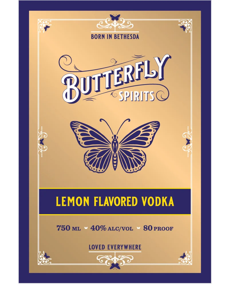 Butterfly Spirits label