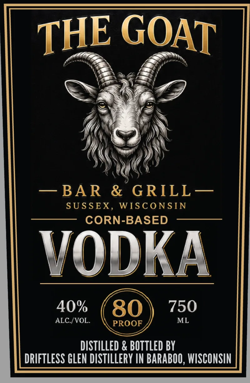 The Goat Bar & Grill label