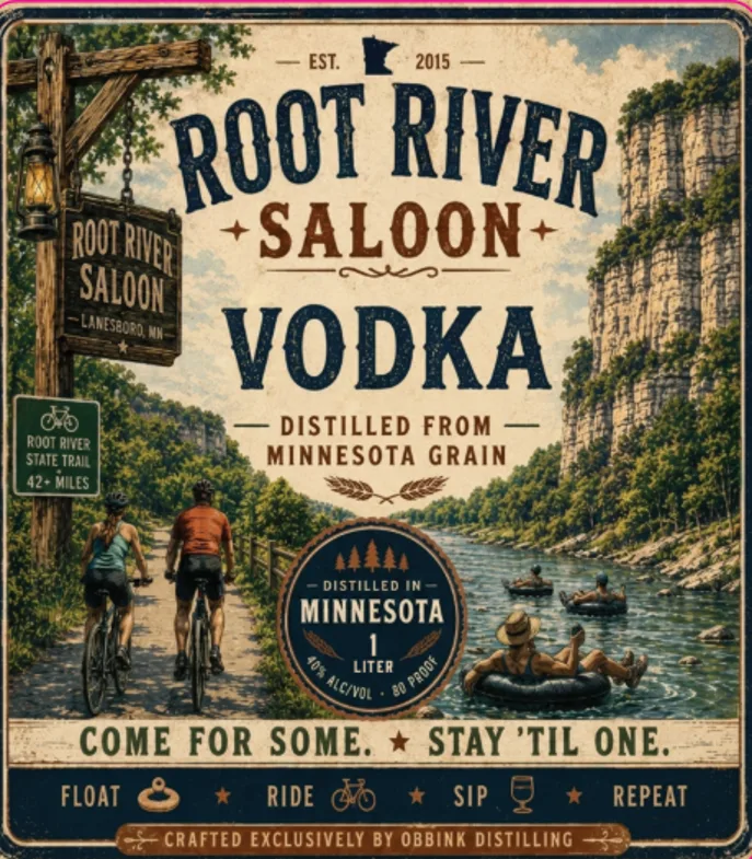 Root River label
