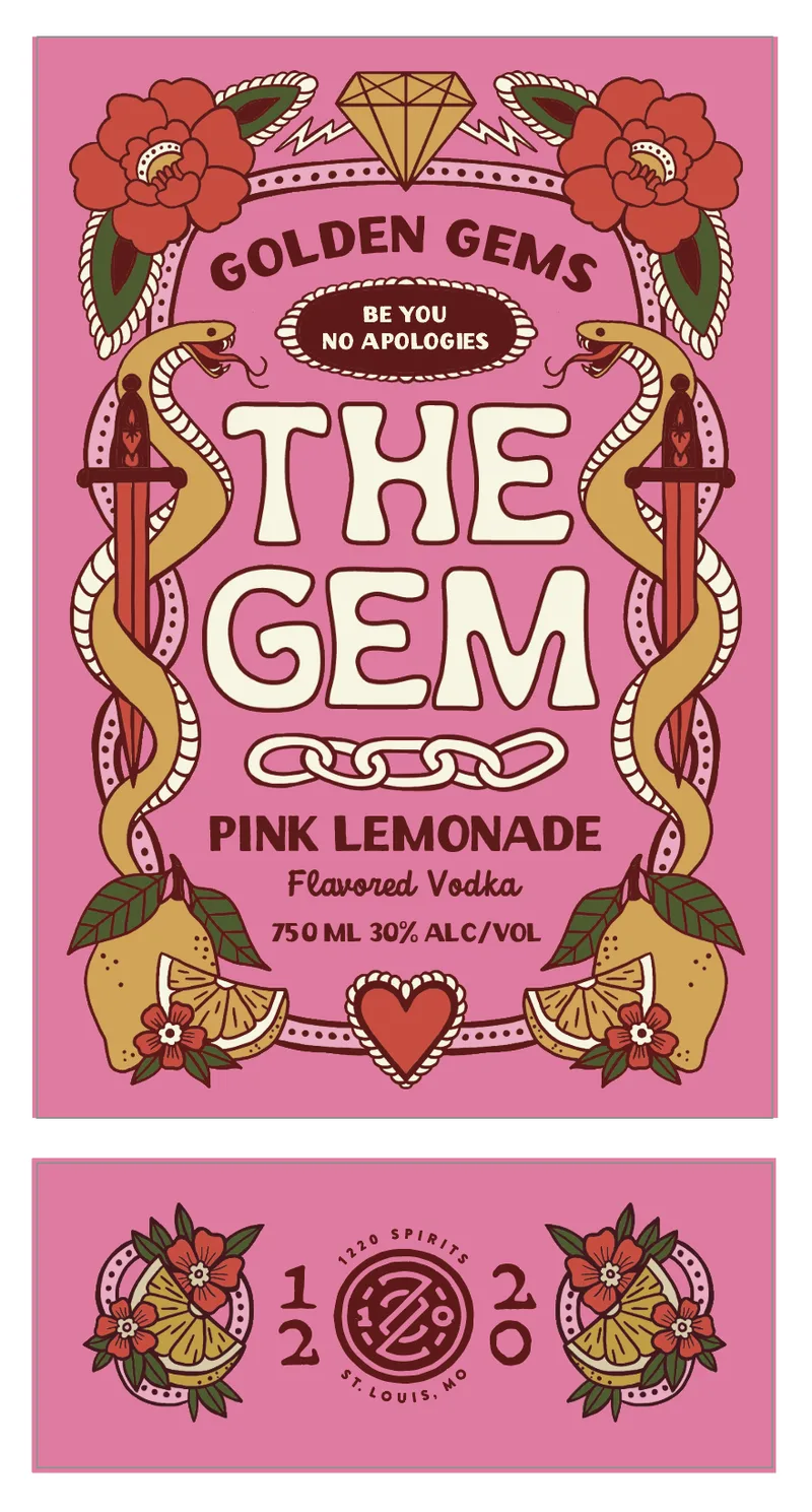Hidden Gem Pink Lemonade Vodka