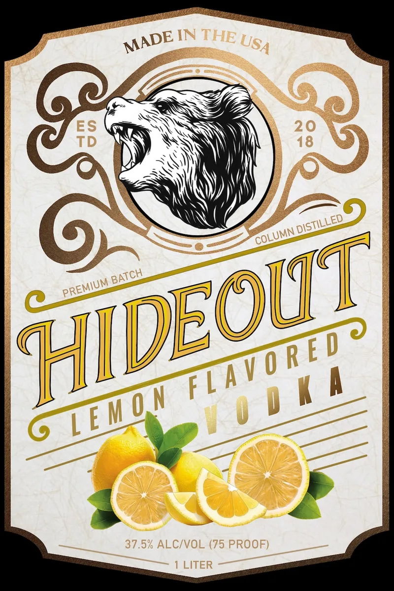 Hideout Lemon Flavored Vodka