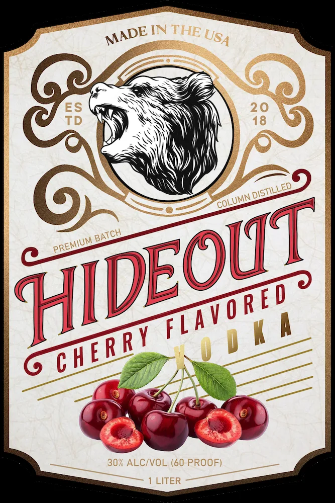 Hideout Cherry Flavored Vodka