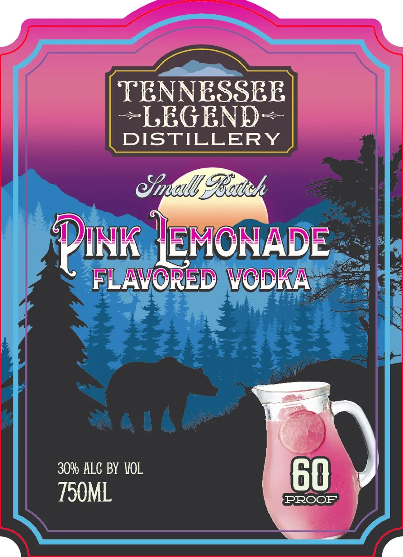 Tennessee Legend Distillery label