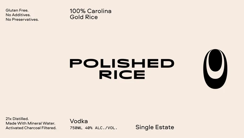 Polished Rice label