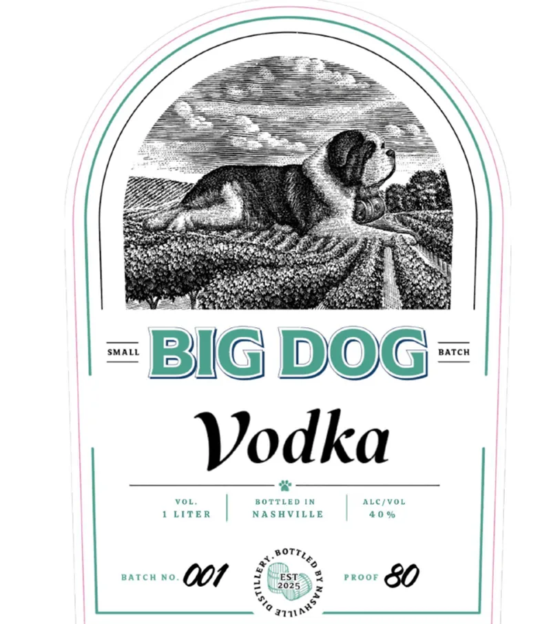 The Nashville Distillery label