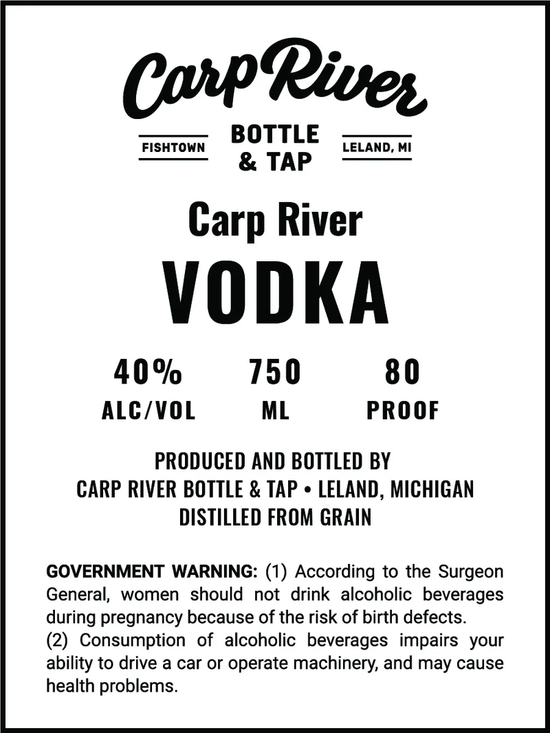 Carp River Vodka