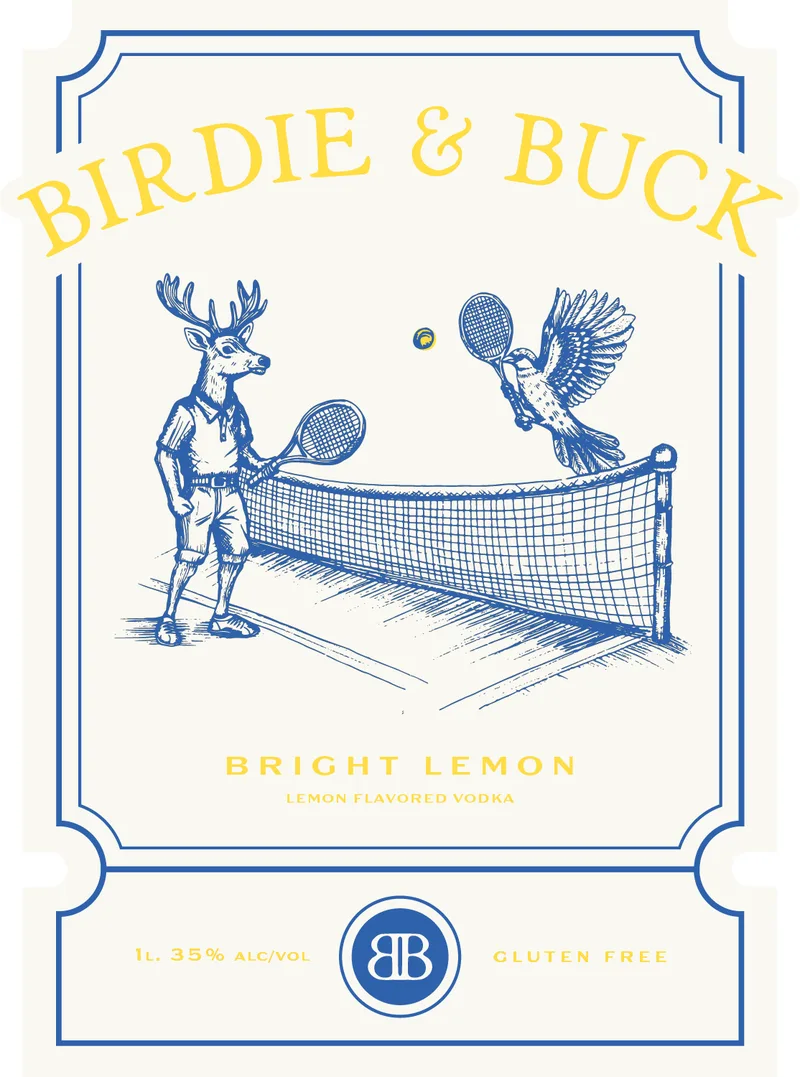 Birdie & Buck Bright Lemon label