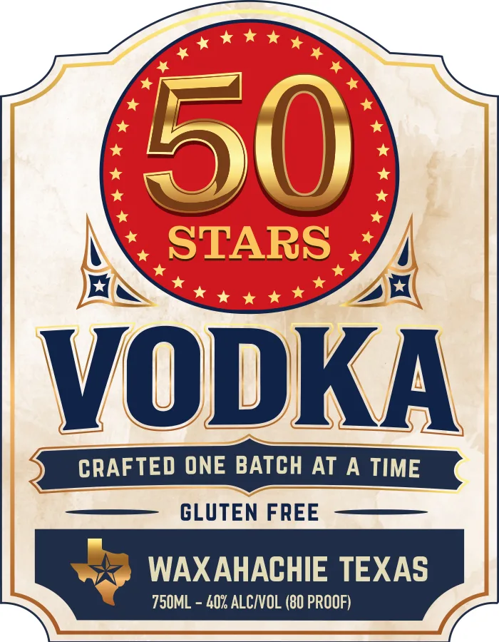 50 Stars label